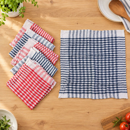Multipurpose Absorbent Dish Cleaning Cloth For Kitchen (6 Pc 39 X 39 Cm)